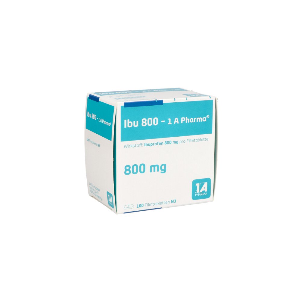 Ibu 800-1a Pharma Filmtabletten (100 stk)