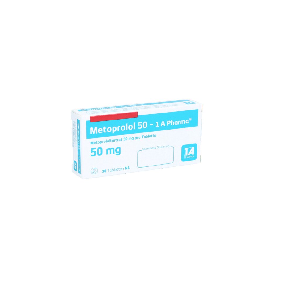 Metoprolol 50-1a Pharma Tabletten (30 stk)