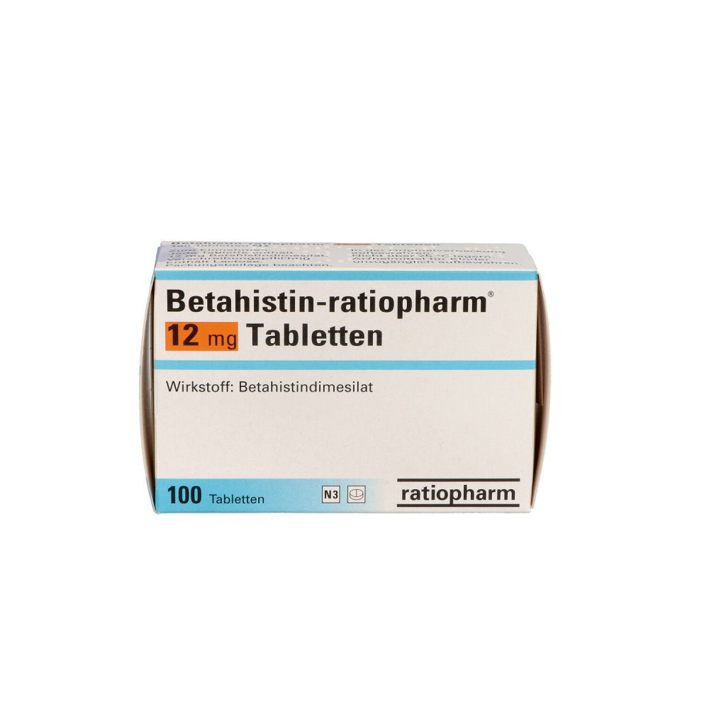 Betahistin-Ratiopharm 12 Mg Tabletten (100 stk)