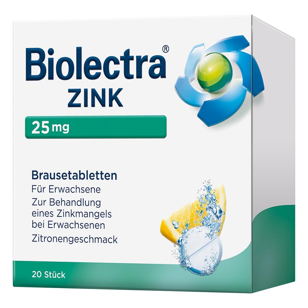 Biolectra Zink Brausetabletten (20 stk)