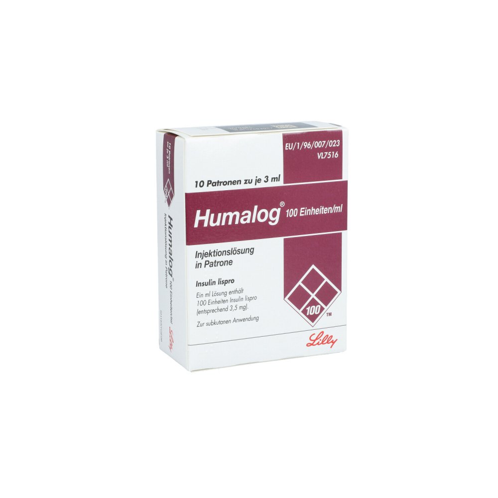 Humalog 100 E/Ml Patrone Injektionslösung (10X3 ml)