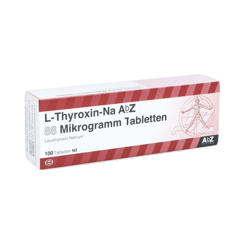 L-Thyroxin-Na Abz 88 Mikrogramm Tabletten (100 stk)