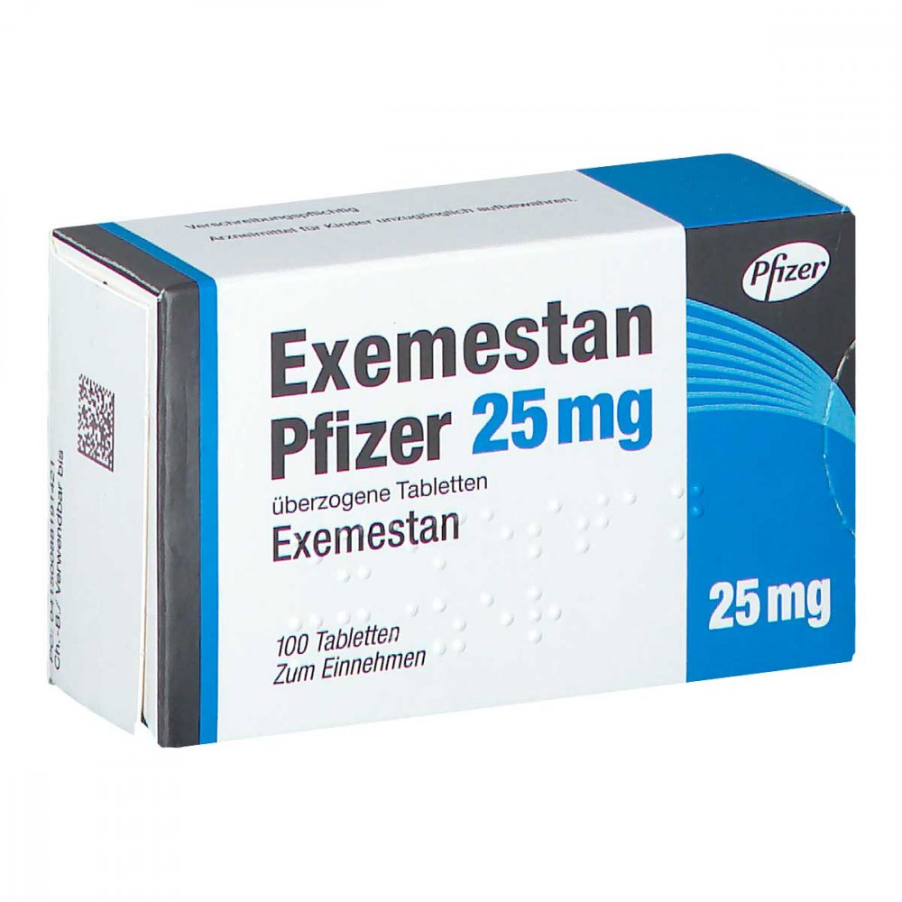 Exemestan Pfizer 25 Mg Überzogene Tabletten (100 stk)