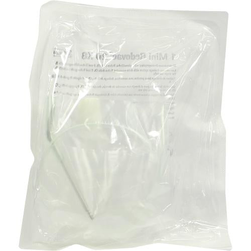 Das Produktfoto zeigt Mini Redovac Set 20 Faltenbalg 20 Ml Drain.Ch 8 (1 Pck) PZN 08826917