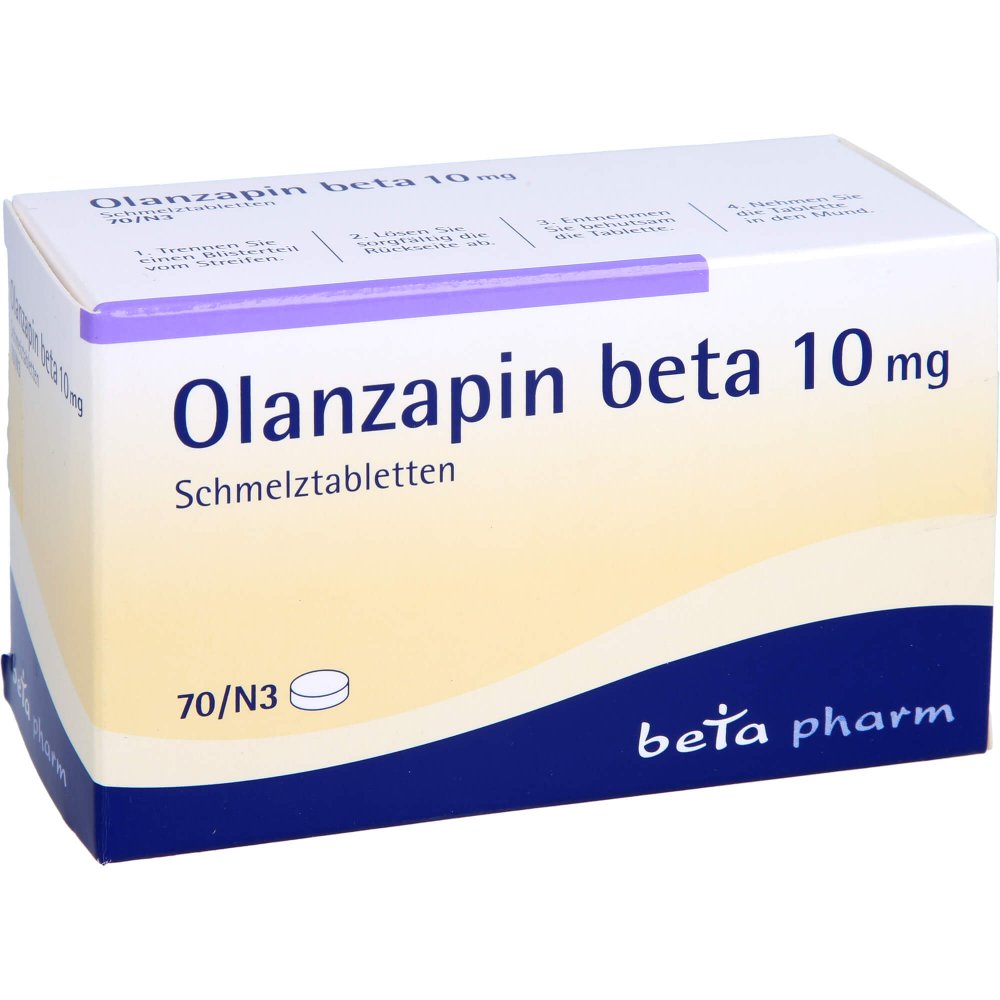 Olanzapin Beta 10 Mg Schmelztabletten (70 stk)