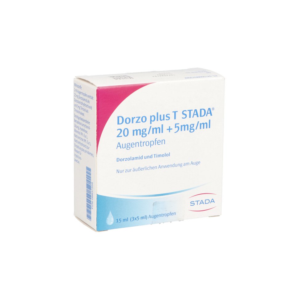 Dorzo Plus T Stada 20 Mg/Ml + 5 Mg/Ml Augentropfen (3X5 ml)