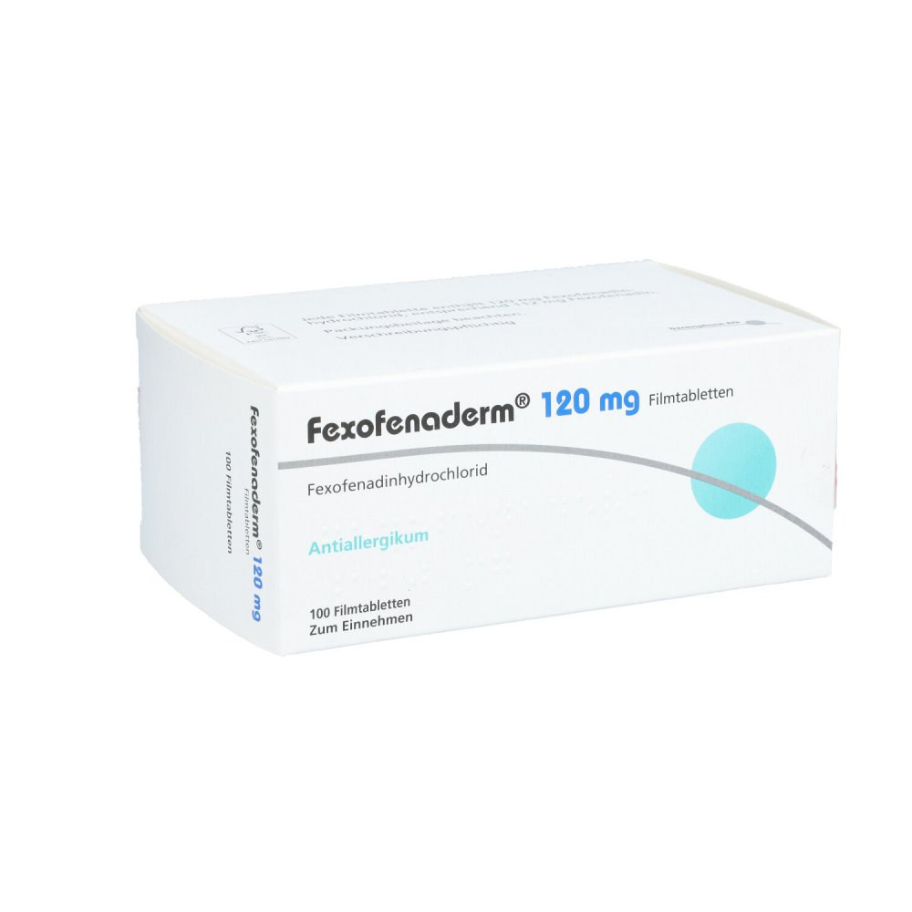 Fexofenaderm 120 Mg Filmtabletten (100 stk)