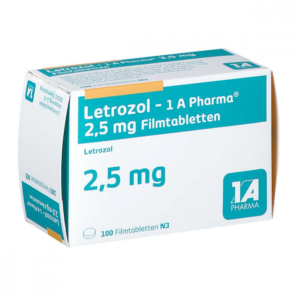 Letrozol-1a Pharma 2,5 Mg Filmtabletten (100 stk)