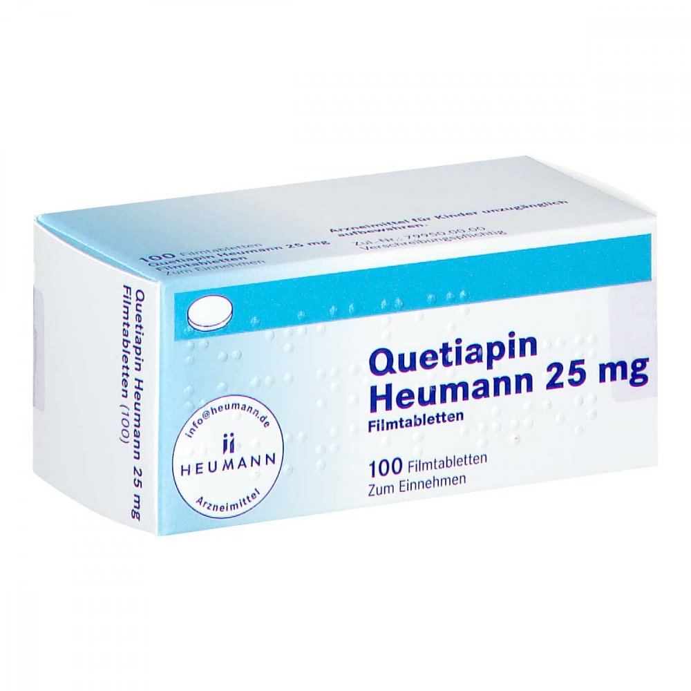 Quetiapin Heumann 25 Mg Filmtabletten (100 stk)