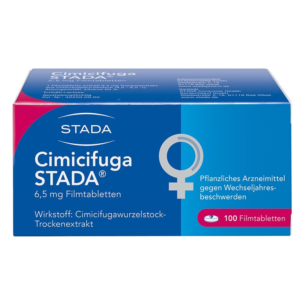 Das Produktfoto zeigt Cimicifuga Stada Filmtabletten (100 stk) PZN 08865403