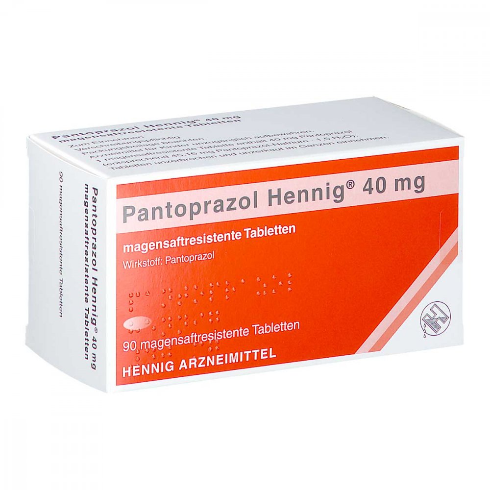 Pantoprazol Hennig 40 Mg Magensaftres.Tabletten (90 stk)