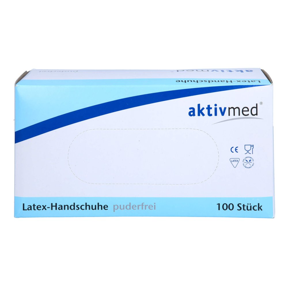 Das Produktfoto zeigt Latex-Handschuhe Einmal Puderfrei Xl (100 stk) PZN 08920792