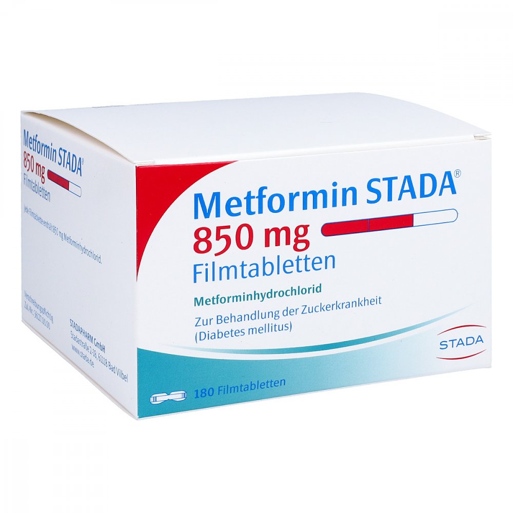 Metformin Stada 850 Mg Filmtabletten (180 stk)