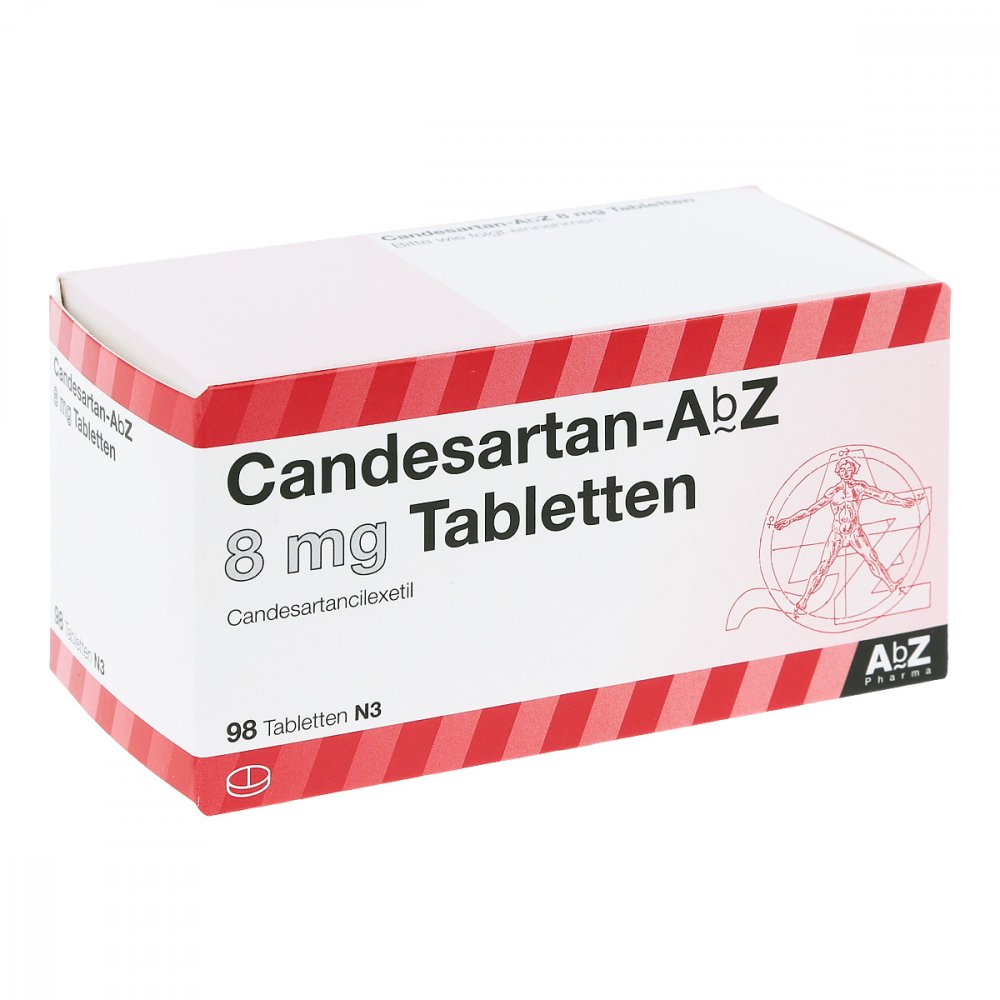 Candesartan Abz 8 Mg Tabletten (98 stk)