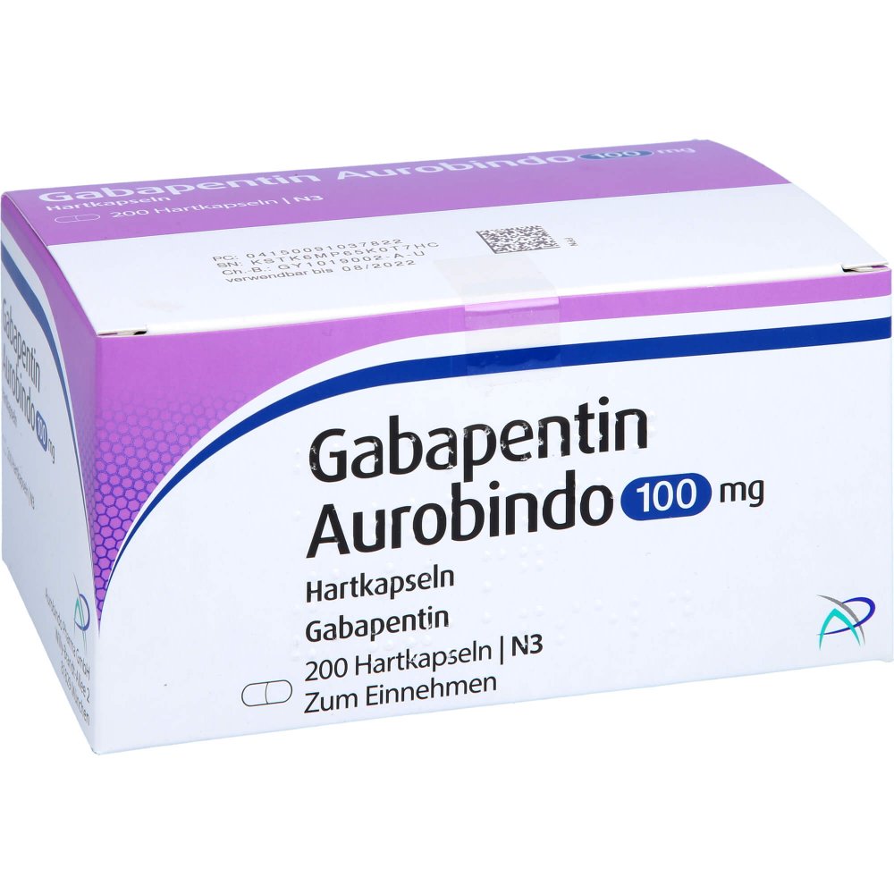 Gabapentin Aurobindo 100 Mg Hartkapseln (200 stk)