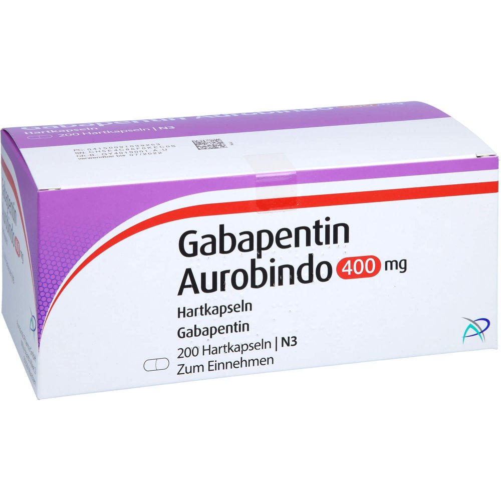 Gabapentin Aurobindo 400 Mg Hartkapseln (200 stk)