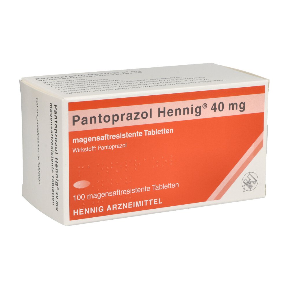 Pantoprazol Hennig 40 Mg Magensaftres.Tabletten (100 stk)