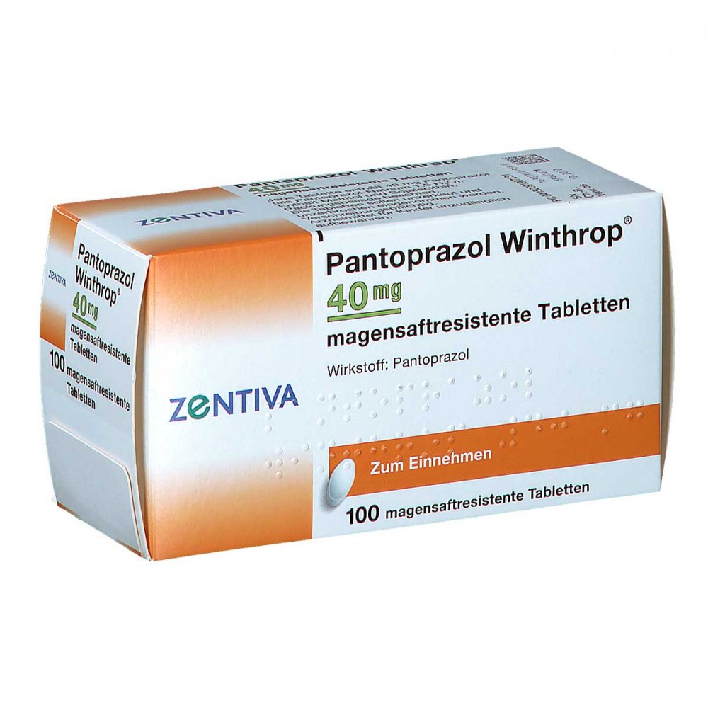 Pantoprazol Winthrop 40 Mg Magensaftres.Tabletten (100 stk)