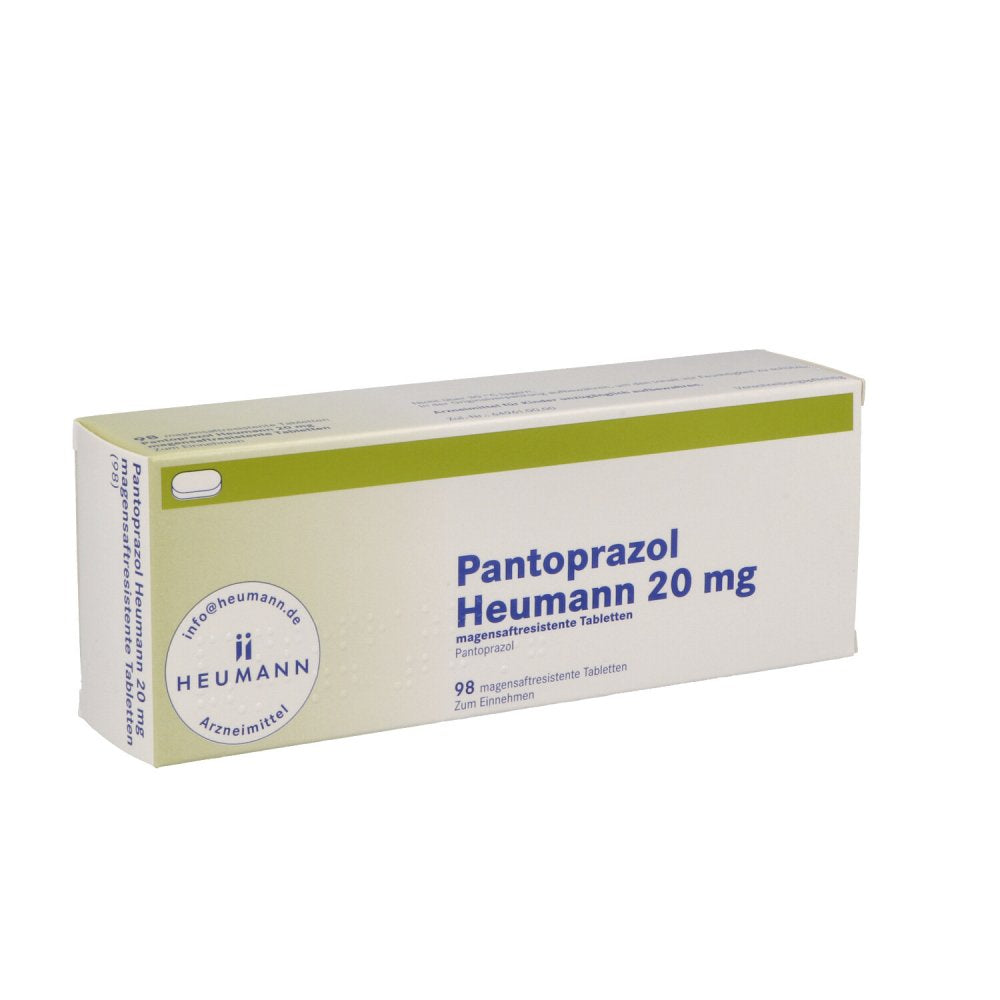 Pantoprazol Heumann 20 Mg Magensaftres.Tabletten (98 stk)