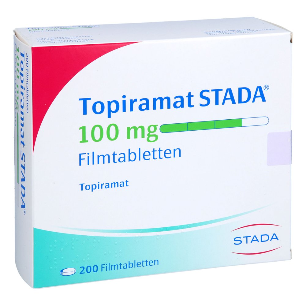 Topiramat Stada 100 Mg Filmtabletten (200 stk)