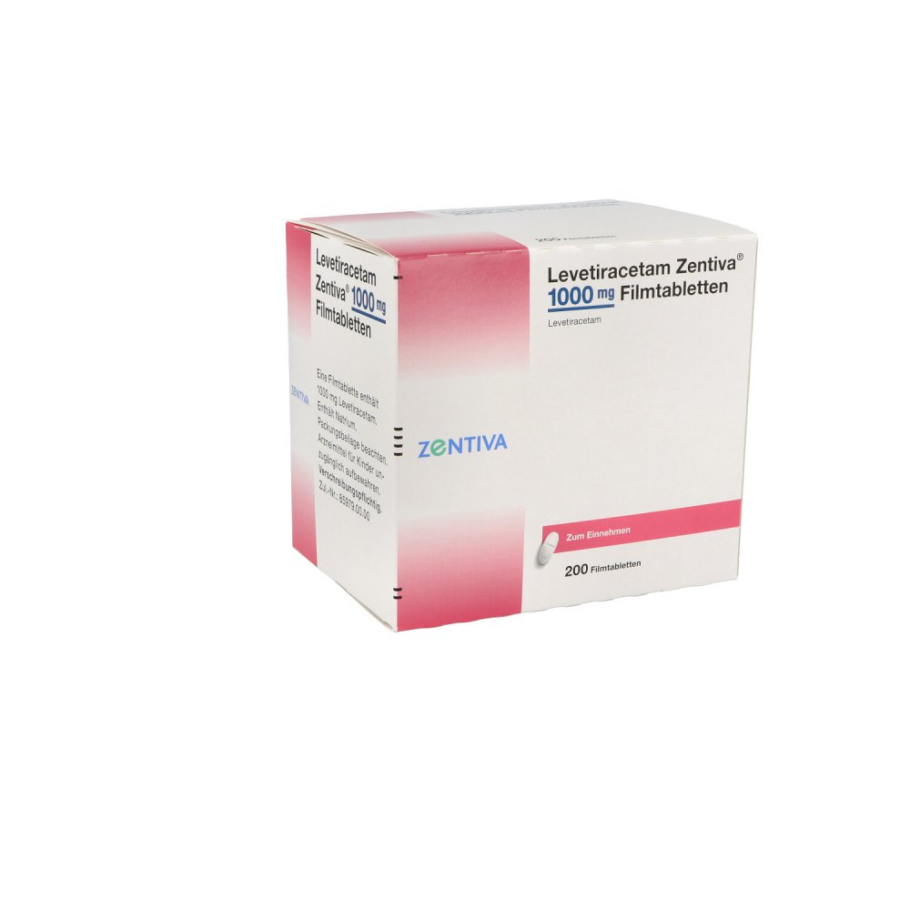 Levetiracetam Zentiva 1000 Mg Filmtabletten (200 stk)