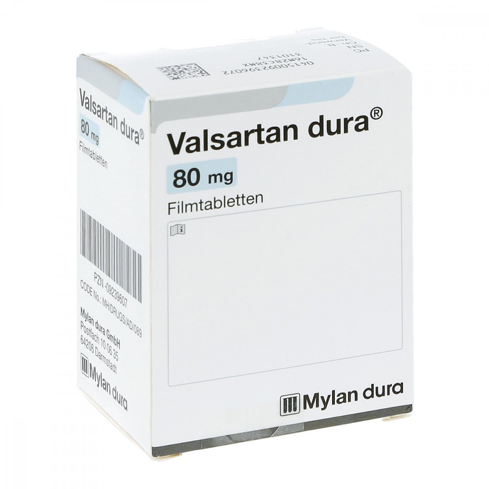 Valsartan Dura 80 Mg Filmtabletten (98 stk)