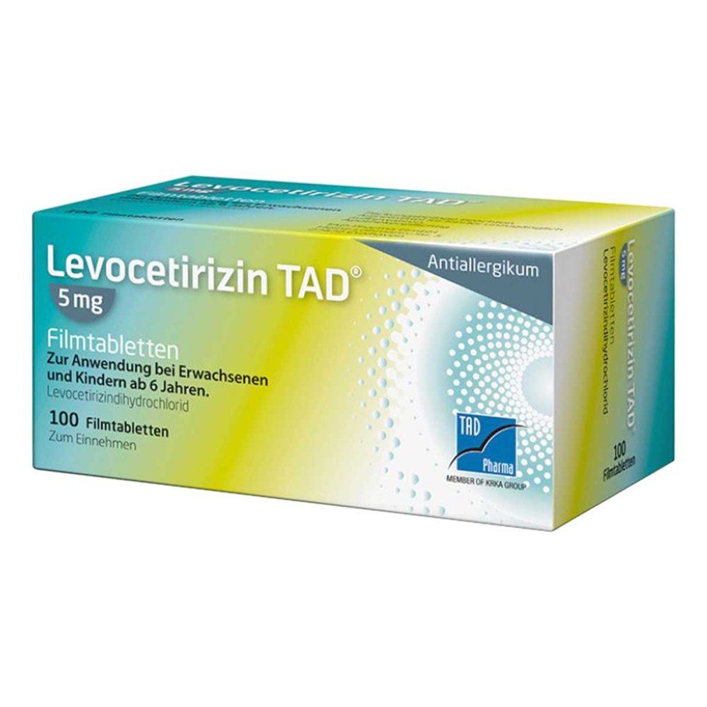 Levocetirizin Tad 5 Mg Filmtabletten (100 stk)