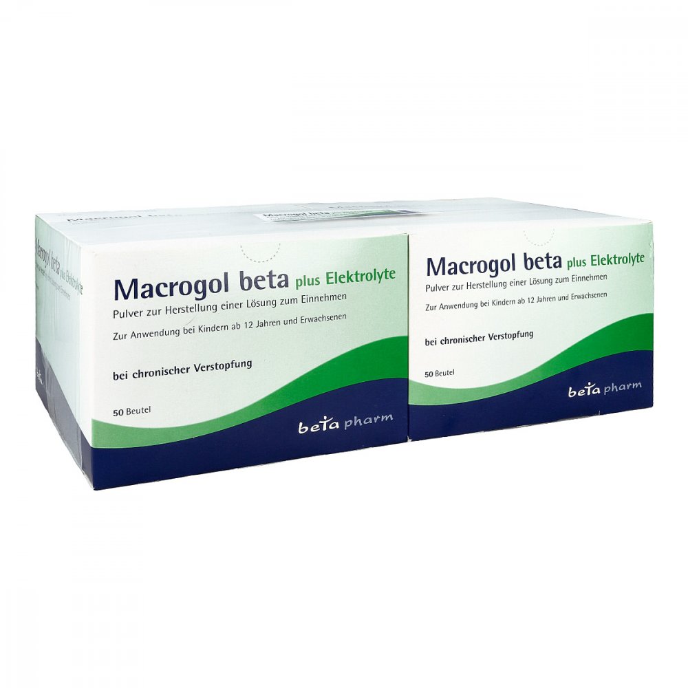 Macrogol Beta Plus Elektrolyte Plv.Z.H.E.L.Z.Einn. (100 stk)