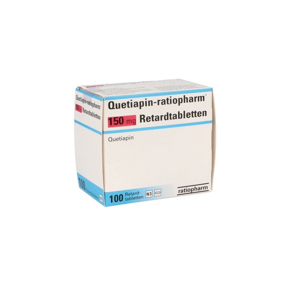 Quetiapin-Ratiopharm 150 Mg Retardtabletten (100 stk)