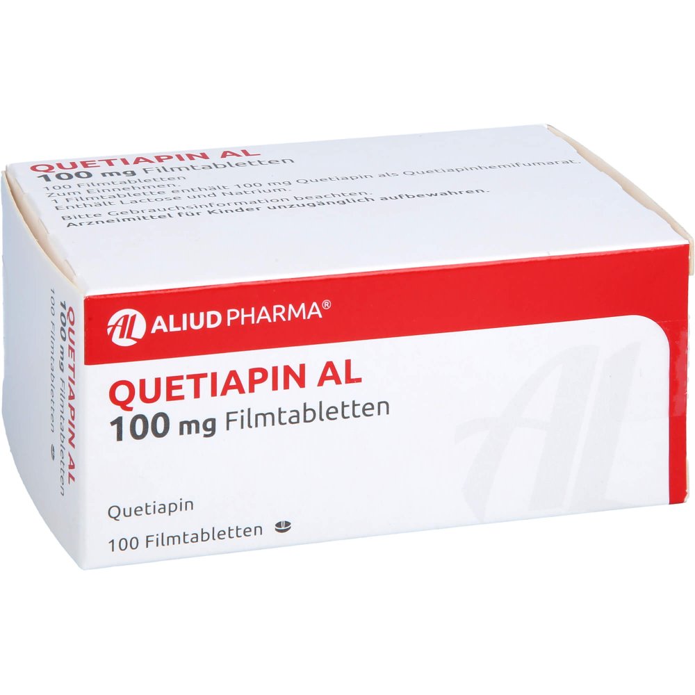 Quetiapin Al 100 Mg Filmtabletten (100 stk)