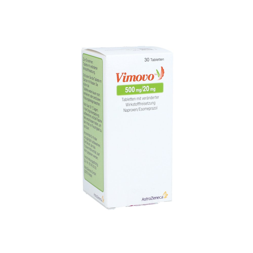 Vimovo 500 Mg/20 Mg Tab.M.Veränd.Wirkst.-Frs. (30 stk)