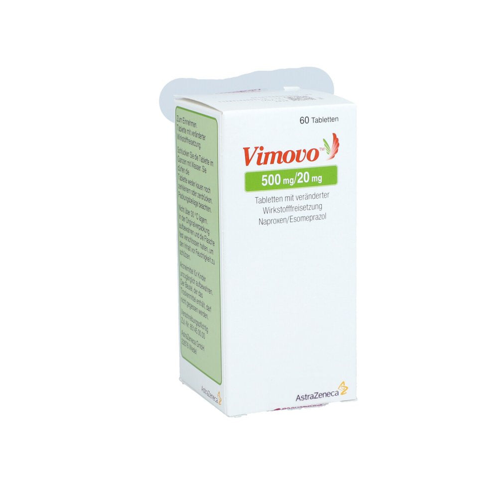 Vimovo 500 Mg/20 Mg Tab.M.Veränd.Wirkst.-Frs. (60 stk)
