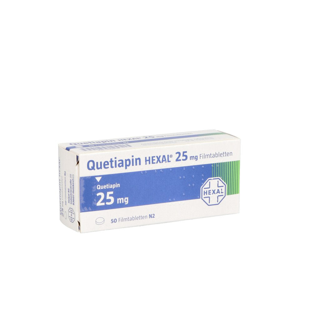 Quetiapin Hexal 25 Mg Filmtabletten (50 stk)
