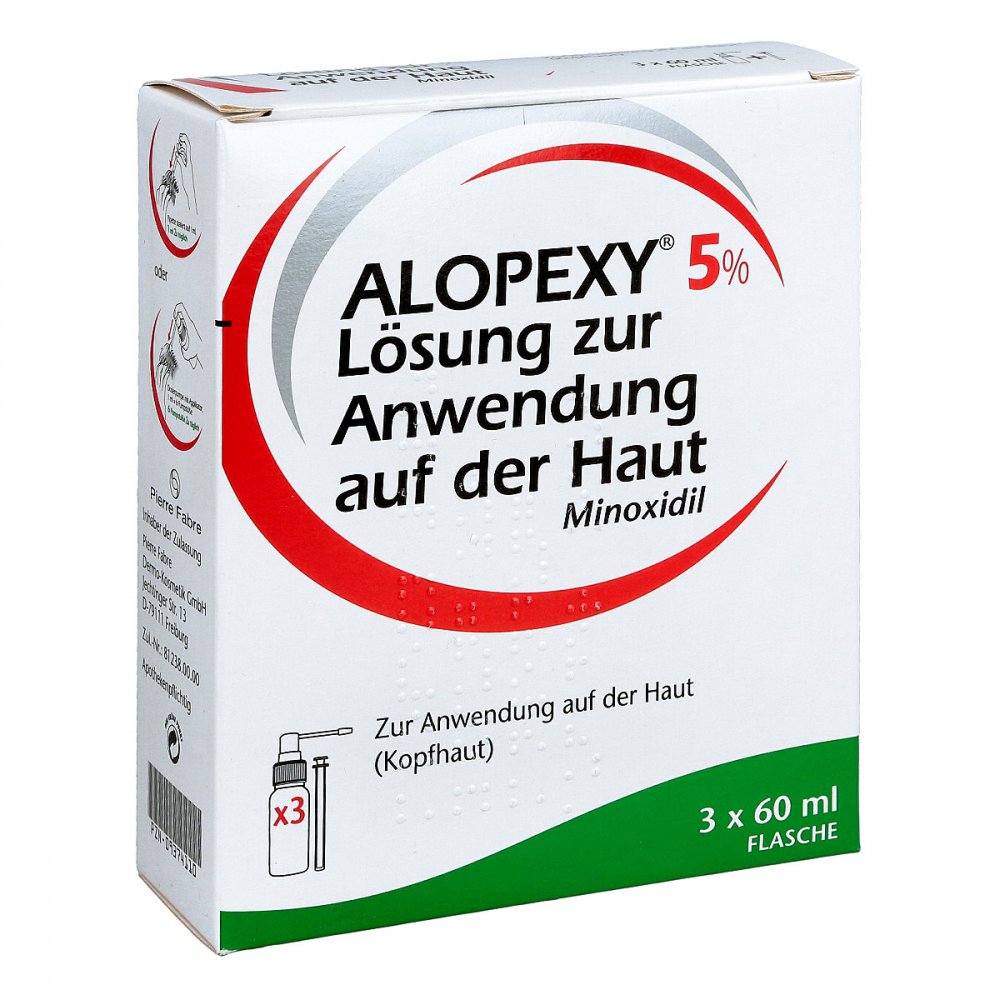 Alopexy 5% Lösung Zur Anwendung Auf Der Haut (3X60 ml)