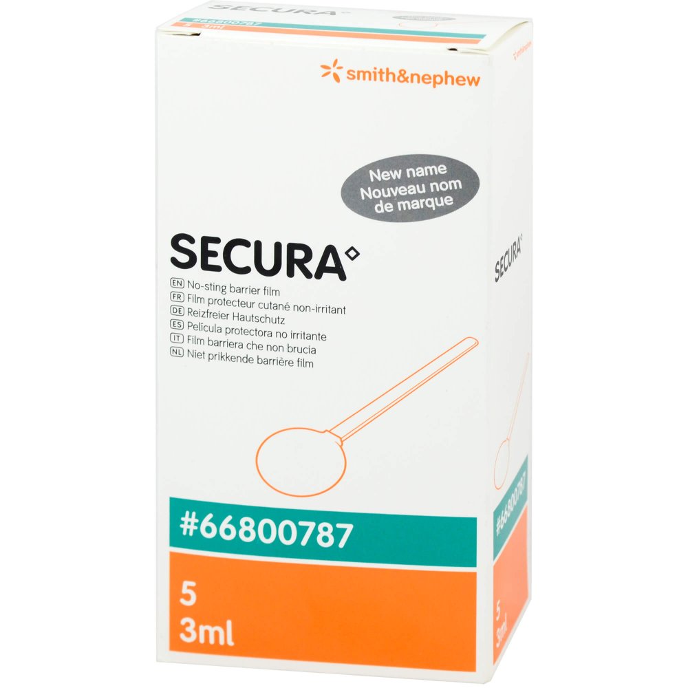 Das Produktfoto zeigt Secura Reizfreier Hautschutz Applikator (50X3 ml) PZN 09384841