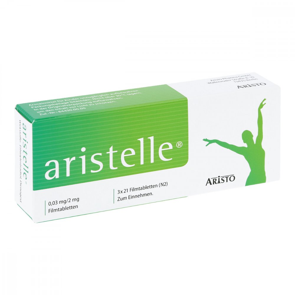 Aristelle 0,03 Mg/2 Mg Filmtabletten (3X21 stk)