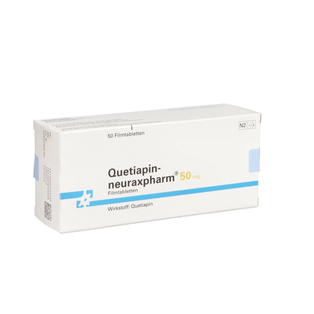 Quetiapin-Neuraxpharm 50 Mg Filmtabletten (50 stk)