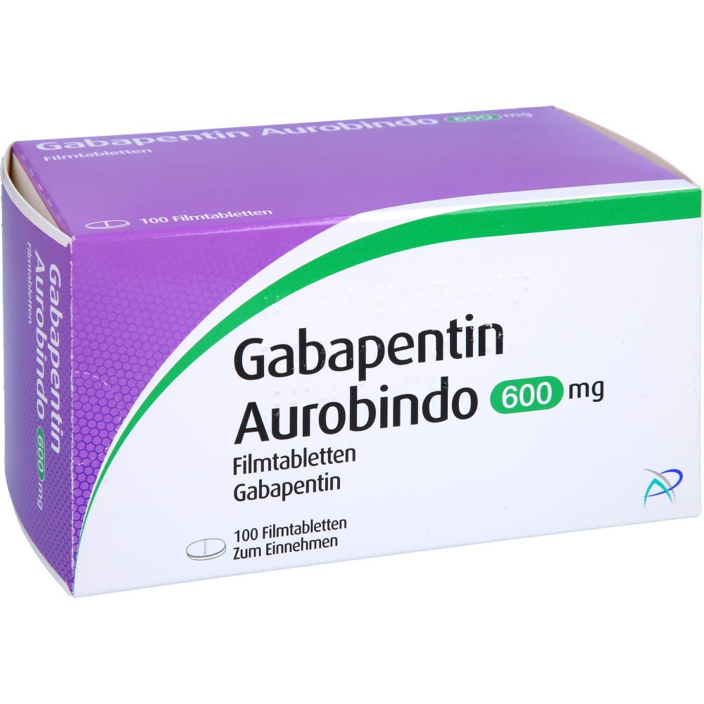 Gabapentin Aurobindo 600 Mg Filmtabletten (100 stk)