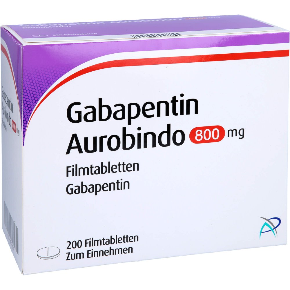 Gabapentin Aurobindo 800 Mg Filmtabletten (200 stk)