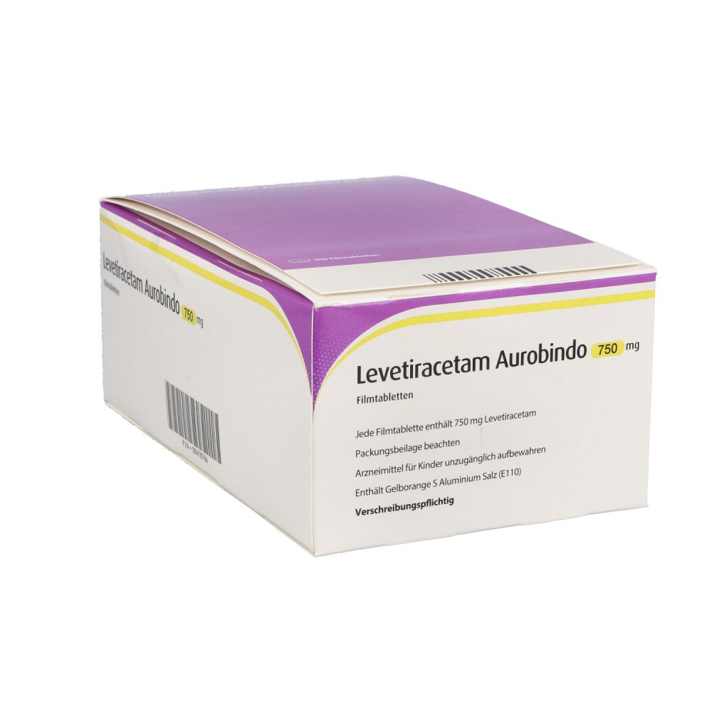Levetiracetam Aurobindo 750 Mg Filmtabletten (200 stk)