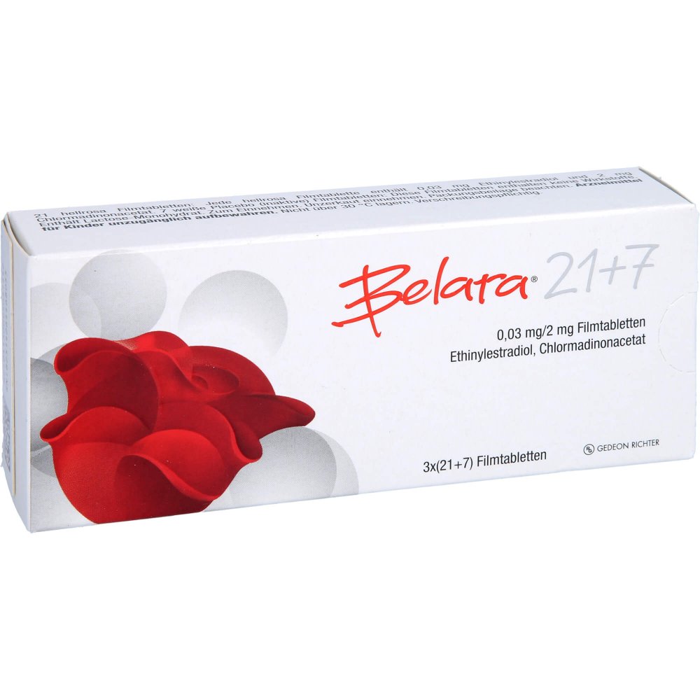 Belara 21+7 Filmtabletten (3X28 stk)