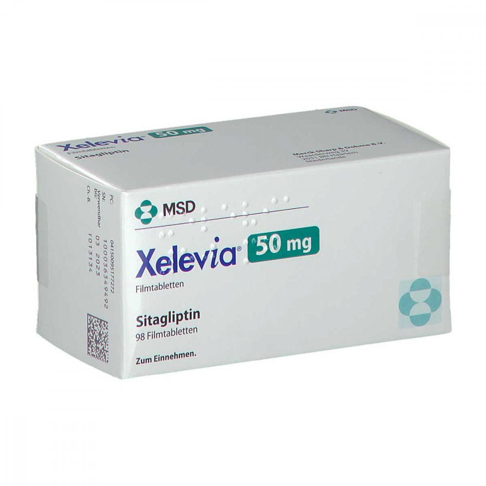 Xelevia 50 Mg Filmtabletten (98 stk)