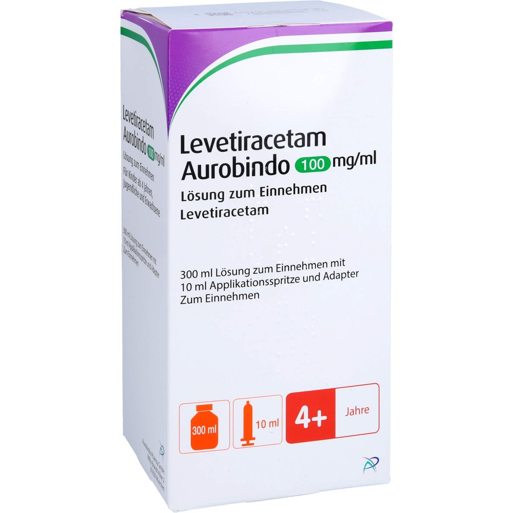 Levetiracetam Aurob.100 Mg/Ml L.Z.E.10ml Dos.Spr. (300 ml)
