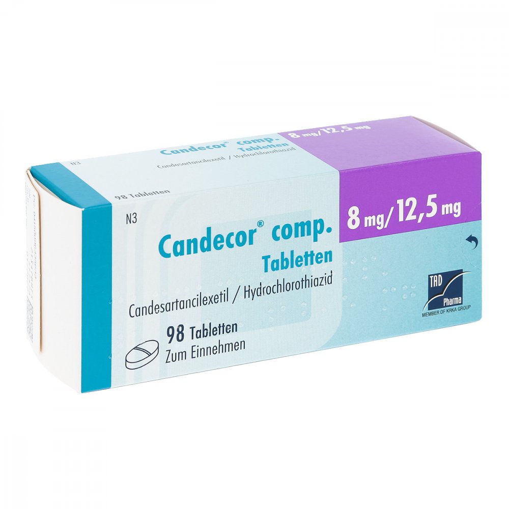 Candecor Comp. 8 Mg/12,5 Mg Tabletten (98 stk)