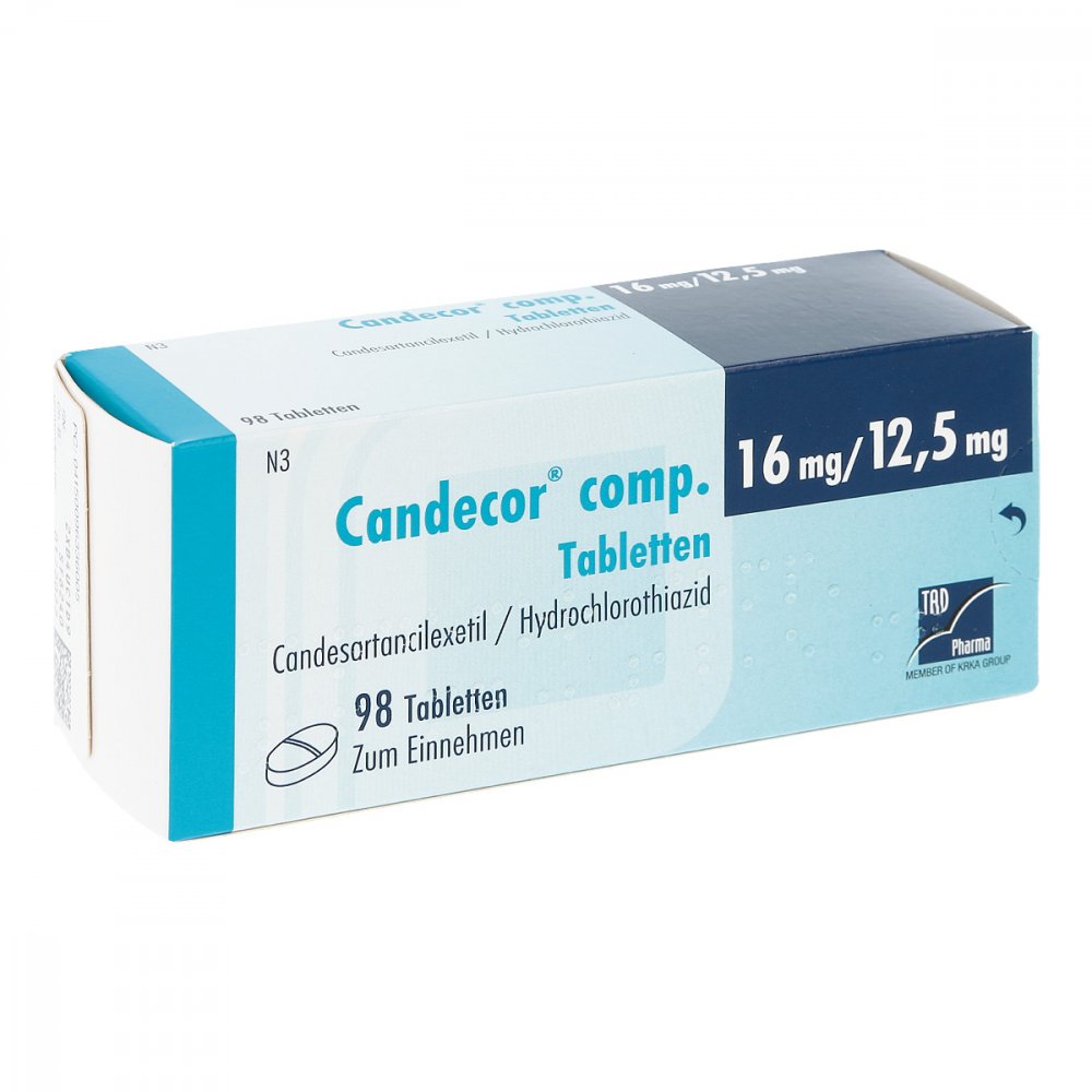 Candecor Comp. 16 Mg/12,5 Mg Tabletten (98 stk)