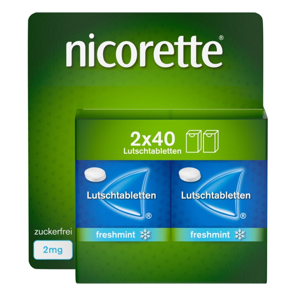 Nicorette Freshmint 2 Mg Lutschtabletten Gepresst (80 stk)