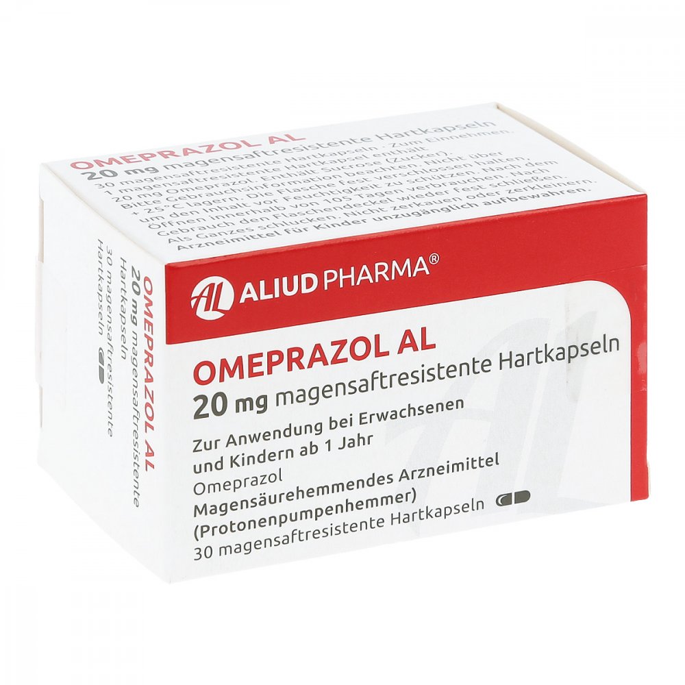 Omeprazol Al 20 Mg Magensaftresistente Hartkapseln (30 stk)