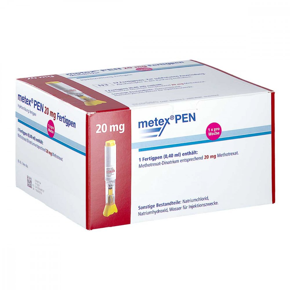 Metex Pen 20 Mg (50mg/Ml) Inj.-Lsg.I.E.Fertigpen (12 stk)