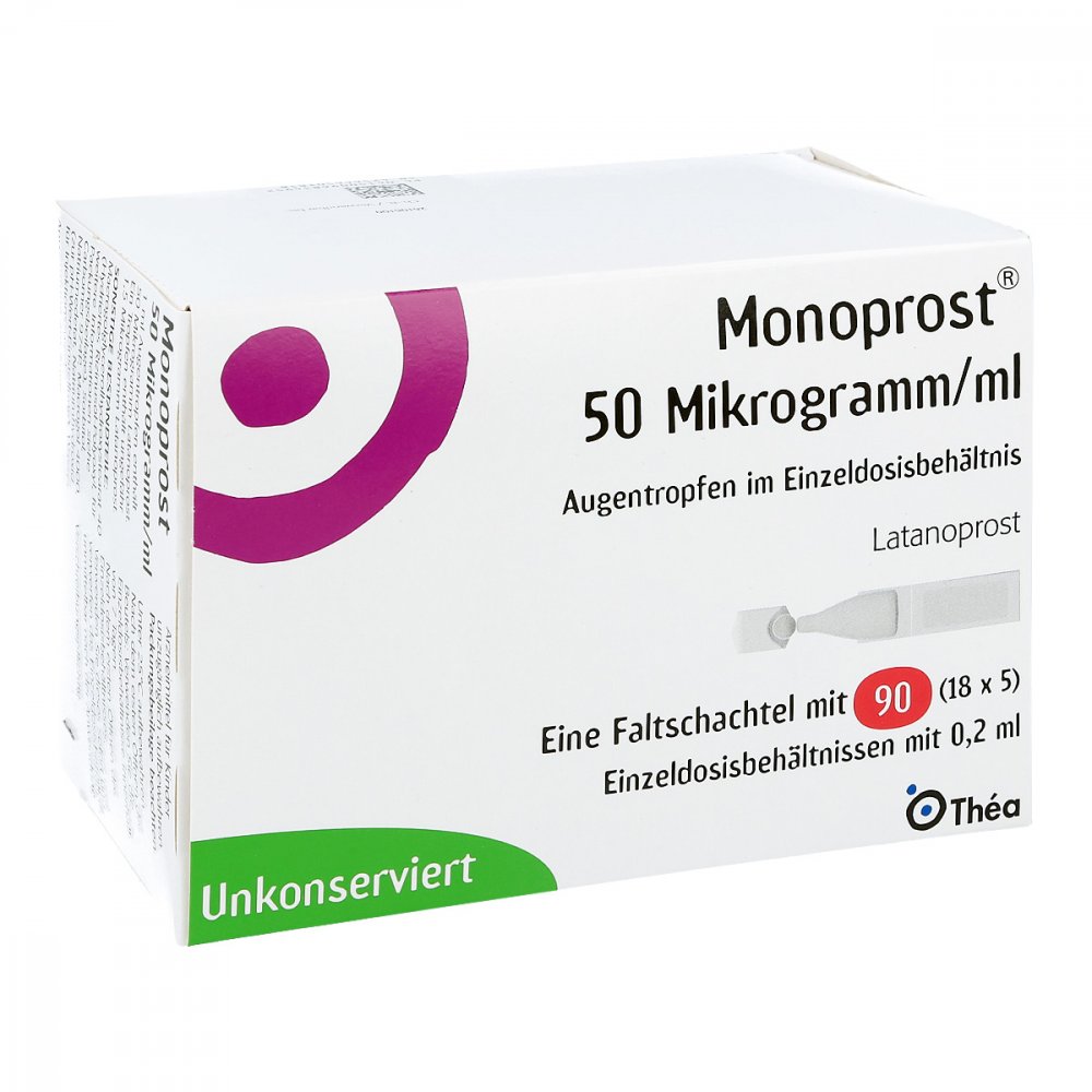 Monoprost 50 Mikrogramm/Ml Augentr.In Einzeldosen (90X0.2 ml)