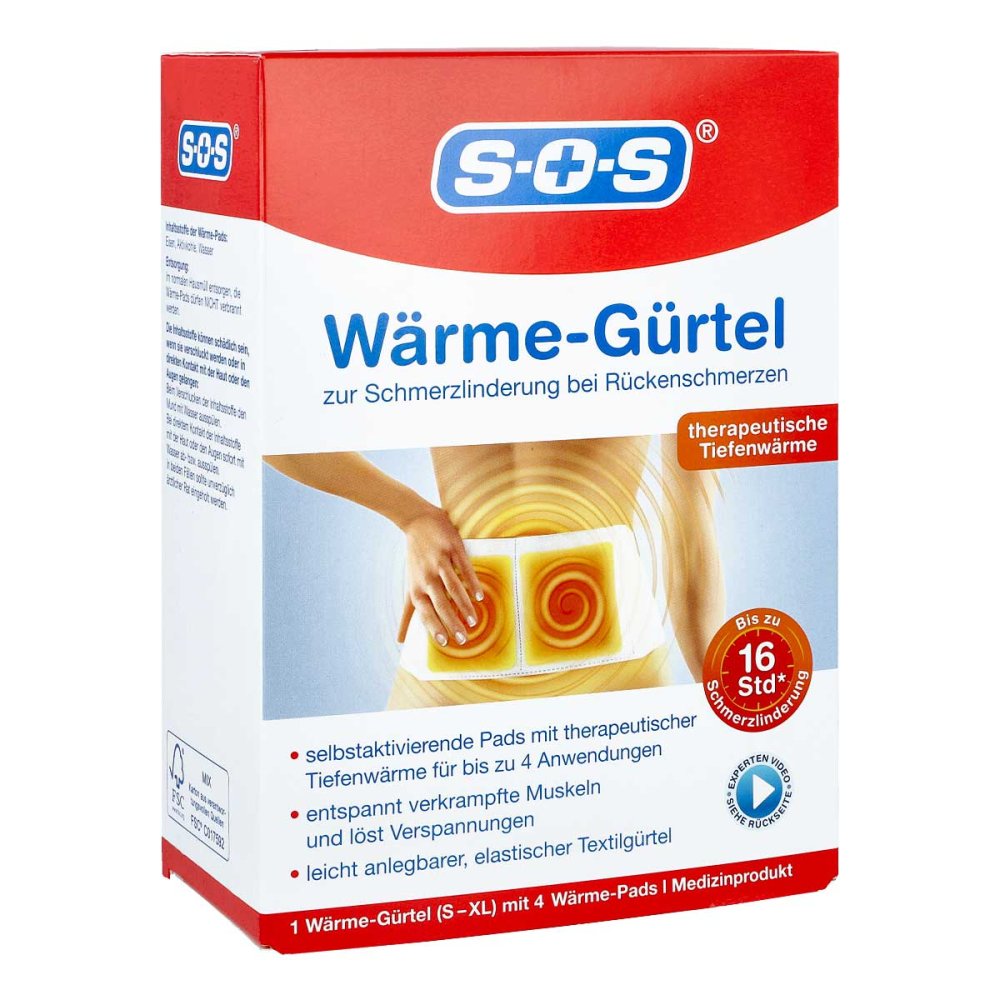 Das Produktfoto zeigt Sos Wärme-Gürtel (1 stk) PZN 09684164